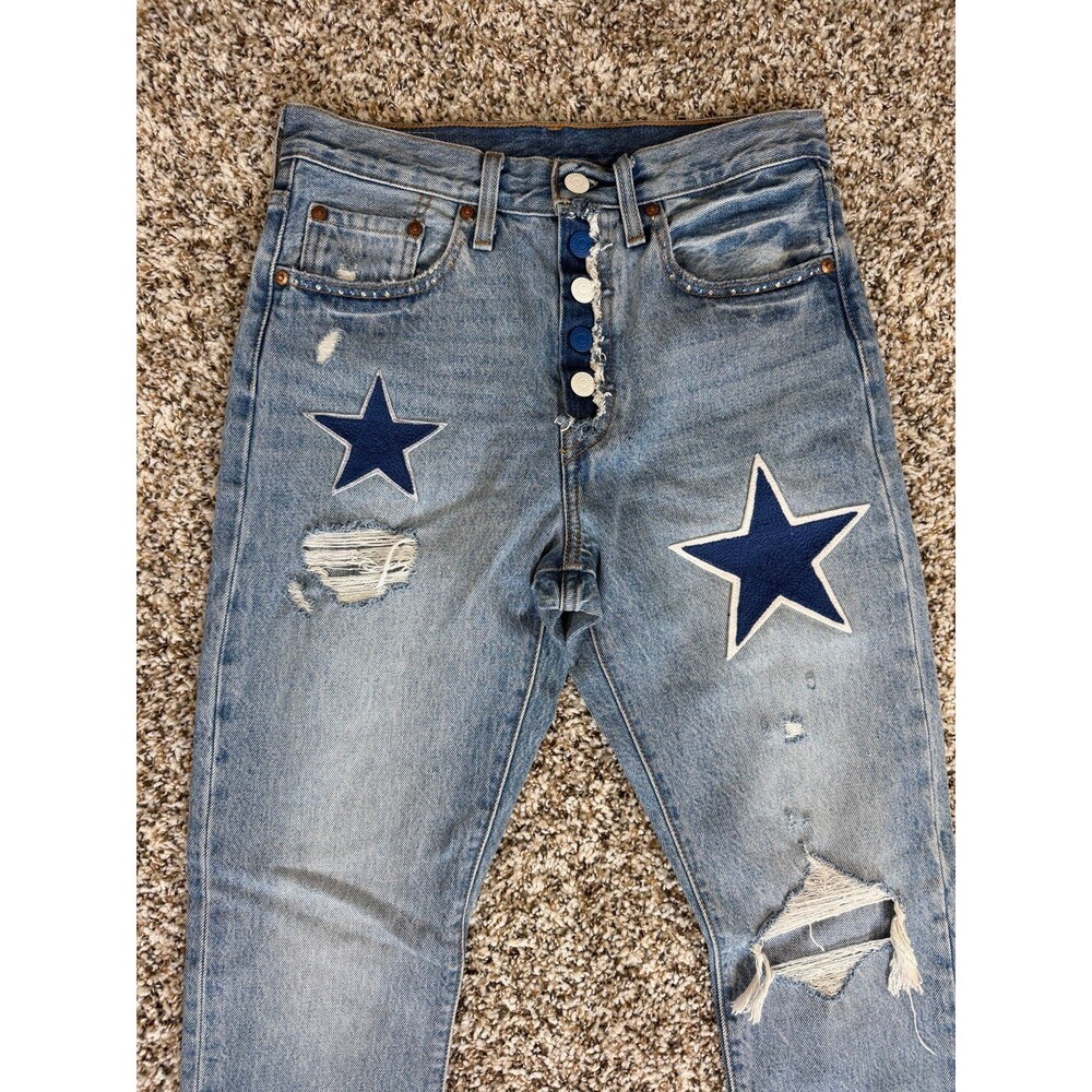 *RARE* Leviās 501 Dallas Cowboys Skinny Jeans-27x30